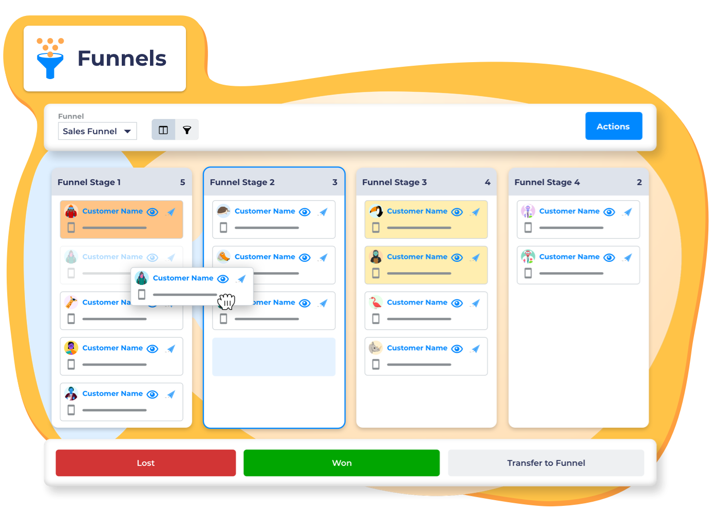 New Funnels Product Page